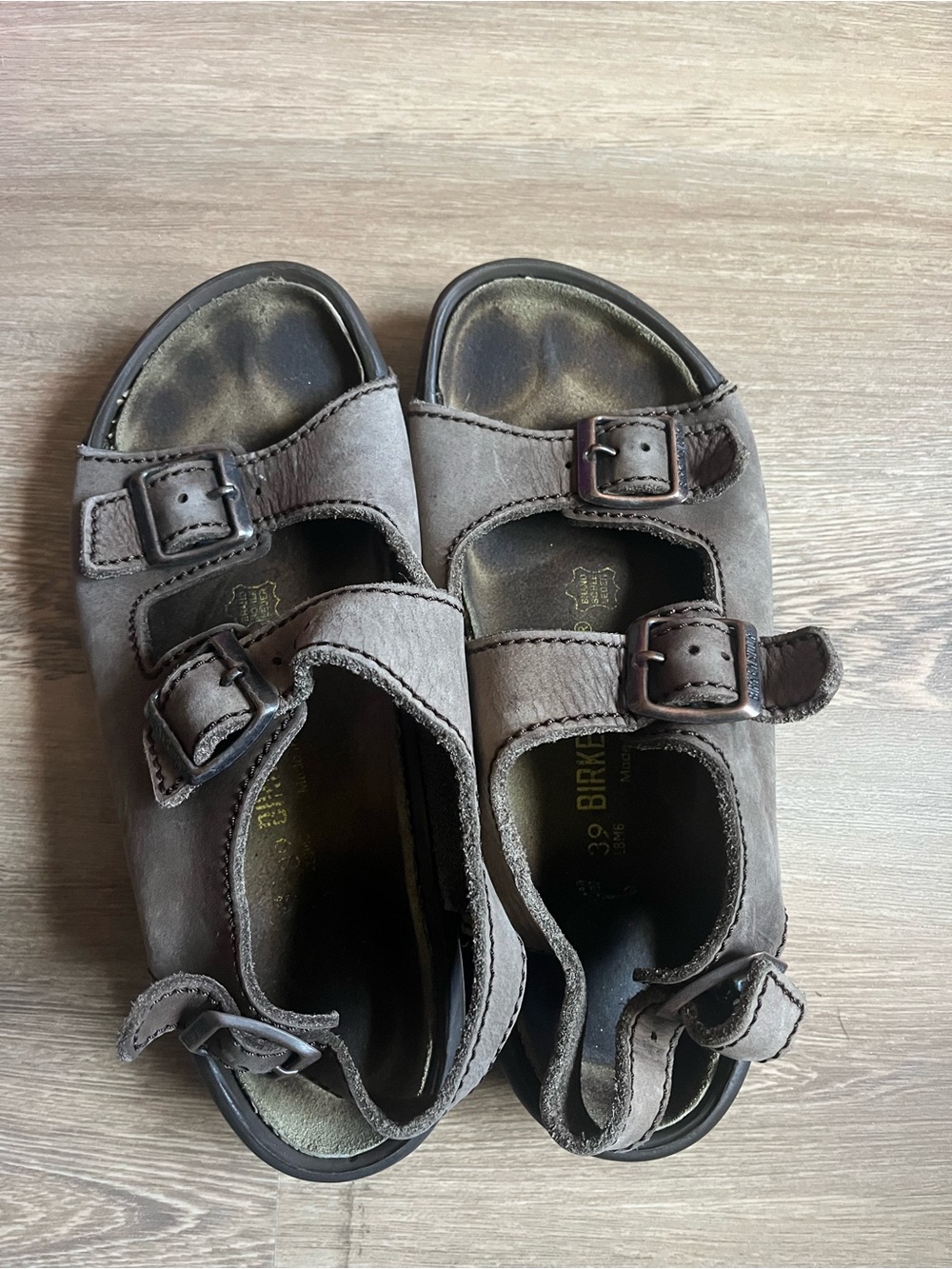 Birkenstock Adjustable Buckle Sandals size 39